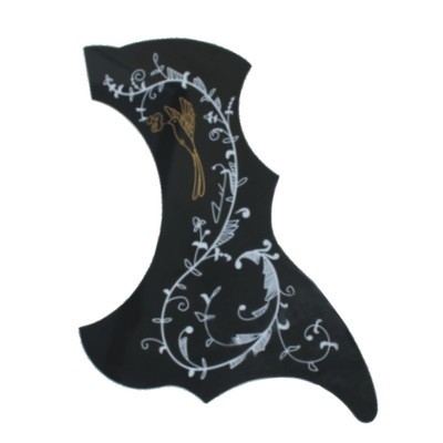 【大量供應木吉他花鳥紋護板民謠花紋護板】價格,廠家,圖片,樂器配件,惠州市惠陽區秋長倍音五金電子加工部-